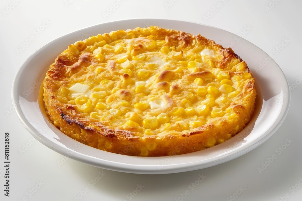Elegant Almost Famous Corn Pudding with Creamed Corn and Melted Butter Elegant Almost Famous Corn Pudding with Creamed Corn and Melted Butter