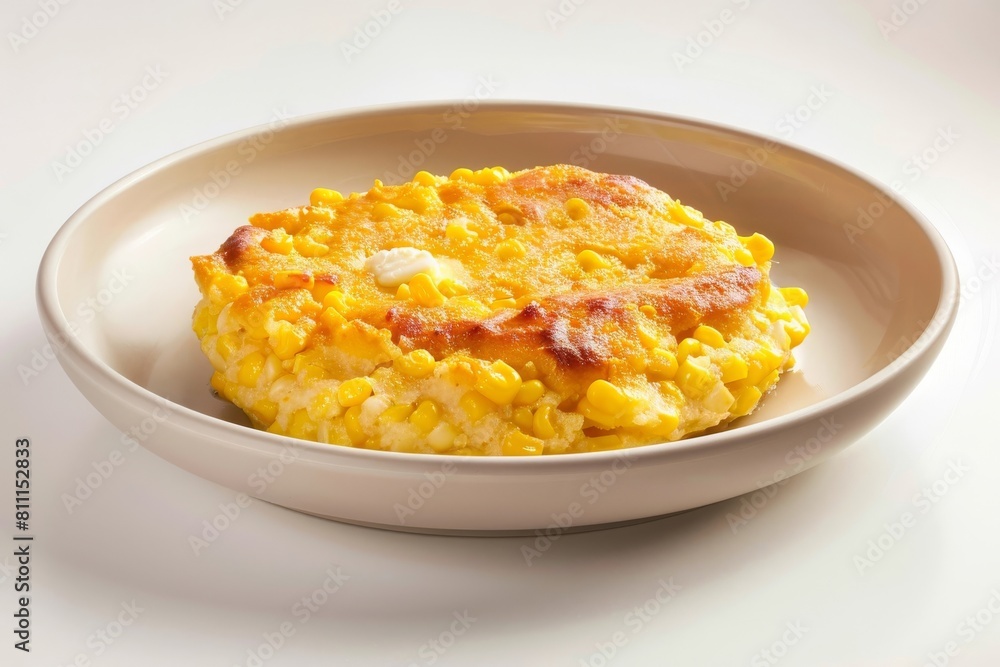 Delightful Corn Pudding with Creamed Corn, Cornbread Mix, and Plump Corn Kernels Delightful Corn Pudding with Creamed Corn, Cornbread Mix, and Plump Corn Kernels