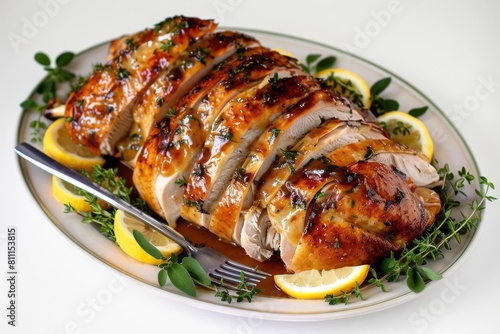 Tantalizing 90 Minute Turkey with Citrus and Herb Garnish
