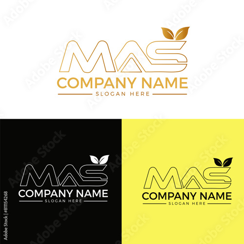 Vector gradient mas logo collection...
