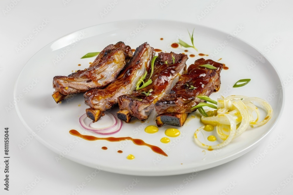 Appetizing 7-Spice Garlic BBQ Short Ribs with Asian Pear Infusion