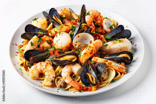 Heavenly 7 Fishes Fra Diavolo Pasta with Shrimp and Clams