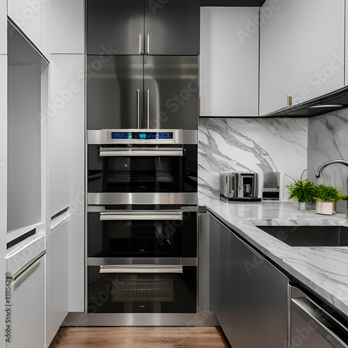 modern kitchen interior with kitchen © Shem