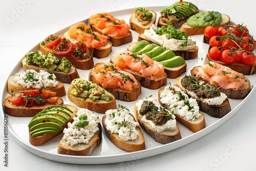 50 Mini Toast Toppers: Stunning Culinary Presentation
