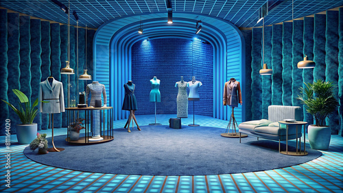 Props, mannequins, displays, clothing for presentation