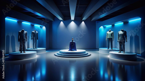 Props, mannequins, displays, clothing for presentation