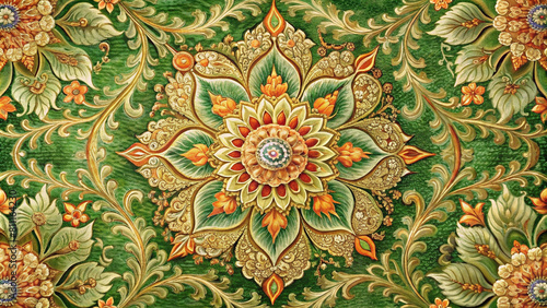 Beautiful unique Thai fabric patterns.