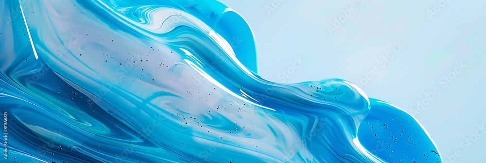 Fototapeta premium Coming soon text on blue modern dynamic abstract fluid banner background
