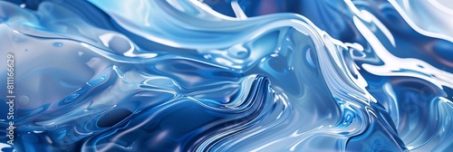 Coming soon text on blue modern dynamic abstract fluid banner background photo