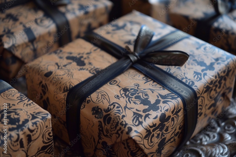 Wrapped gift boxes Wrapped gift boxes