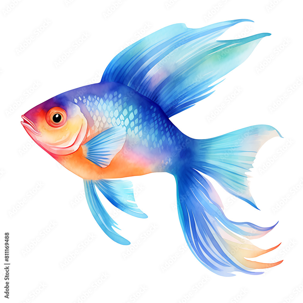 Fototapeta premium Fish Cartoon