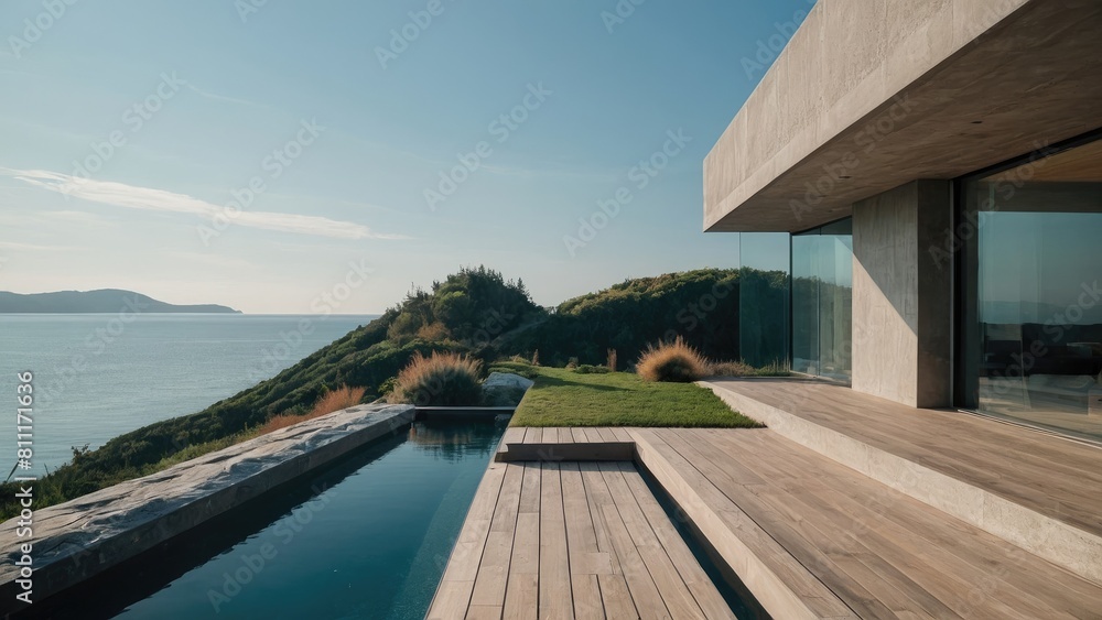 simple modern minimalist villa design ideas