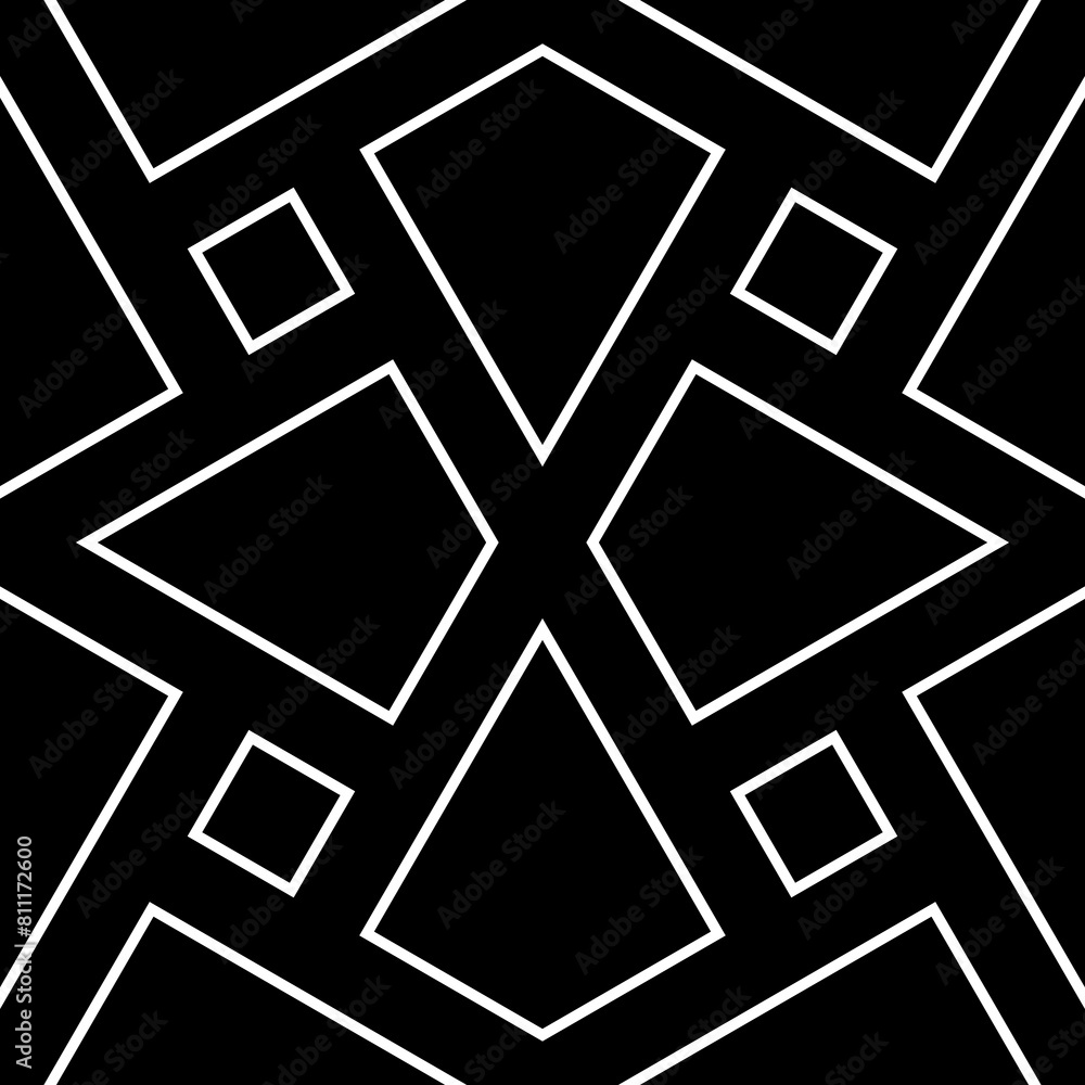 Seamless vector. Ethnic ornament. Rhombuses, kites motif. Tribal pattern. Geometric backdrop. Quadrangles background. Folk wallpaper. Digital paper, textile print, abstract. Seamless vector. Ethnic ornament. Rhombuses, kites motif. Tribal pattern. Geometric backdrop. Quadrangles background. Folk wallpaper. Digital paper, textile print, abstract.