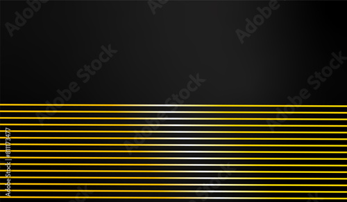 abstract black and gold background with gold threads