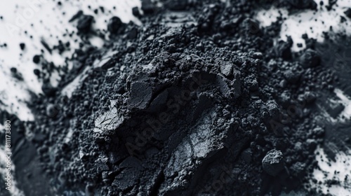 A close up view of a pile of dirt. Suitable for construction and gardening projects © Ева Поликарпова
