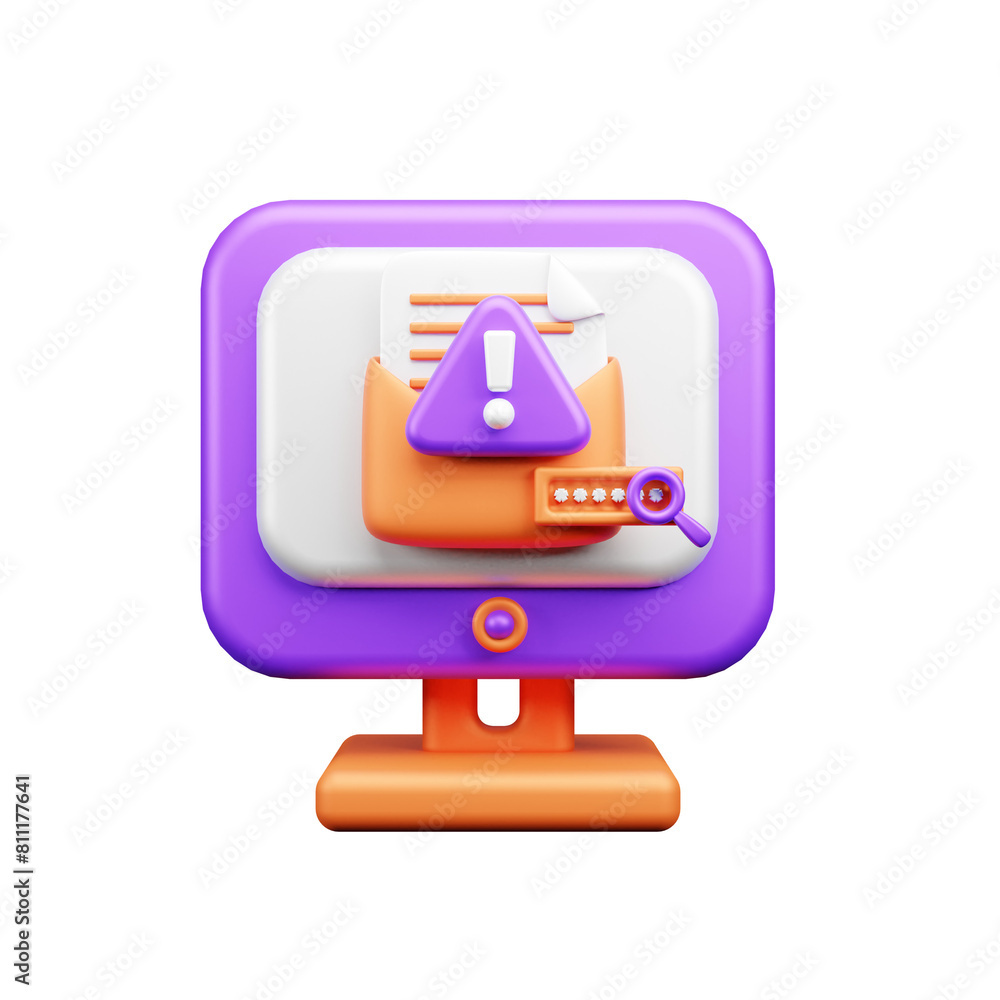 Deep web 3d Illustration Icon Deep web 3d Illustration Icon