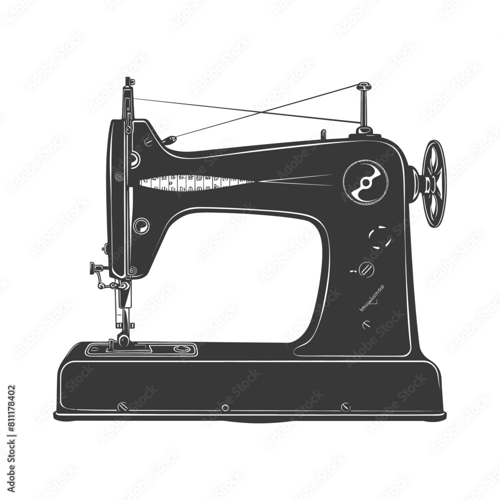 Silhouette sewing machine black color only Silhouette sewing machine black color only