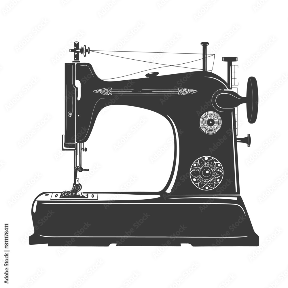 Silhouette sewing machine black color only Silhouette sewing machine black color only