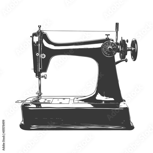 Silhouette sewing machine black color only