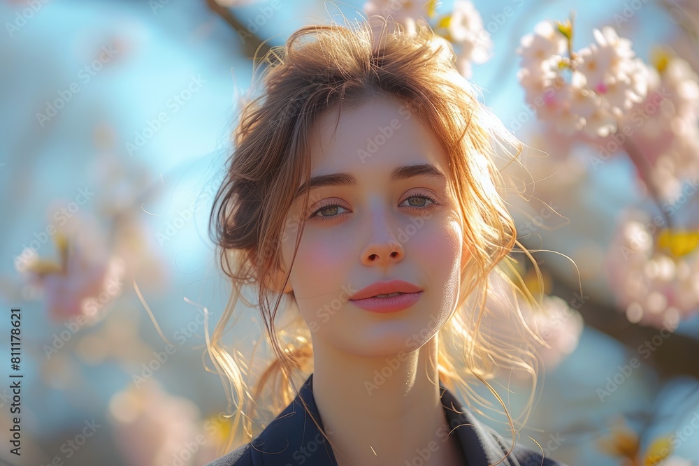 Cherry Blossom Delight: Captivating Smile Cherry Blossom Delight: Captivating Smile