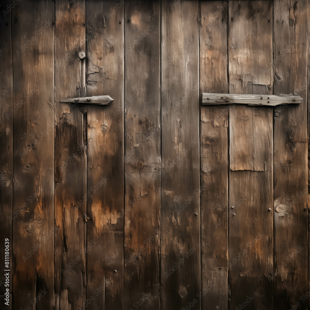 An old dilapidated wooden house wall. An old dilapidated wooden house wall.