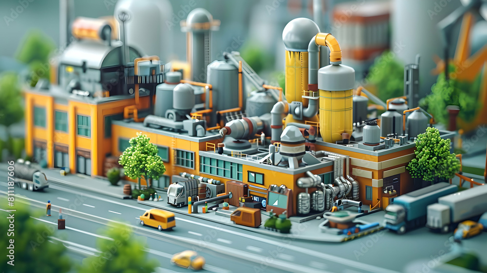 Tech Innovator Developing Smart Technology Concept: A tech innovator drives economic growth with efficient, productive solutions 3D Flat Illustration Tech Innovator Developing Smart Technology Concept: A tech innovator drives economic growth with efficient, productive solutions 3D Flat Illustration