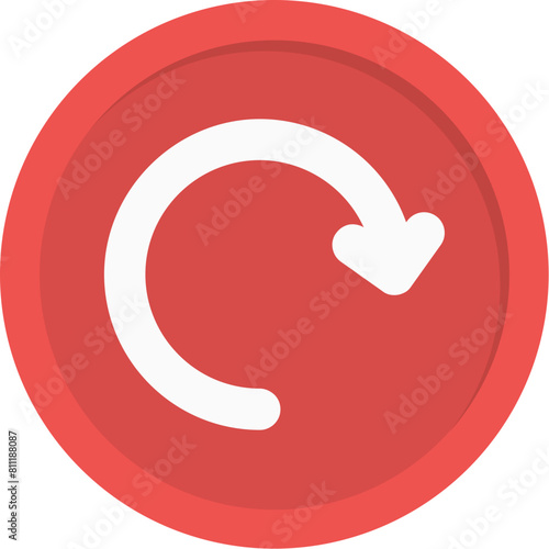 Clockwise Circular Arrow Icon