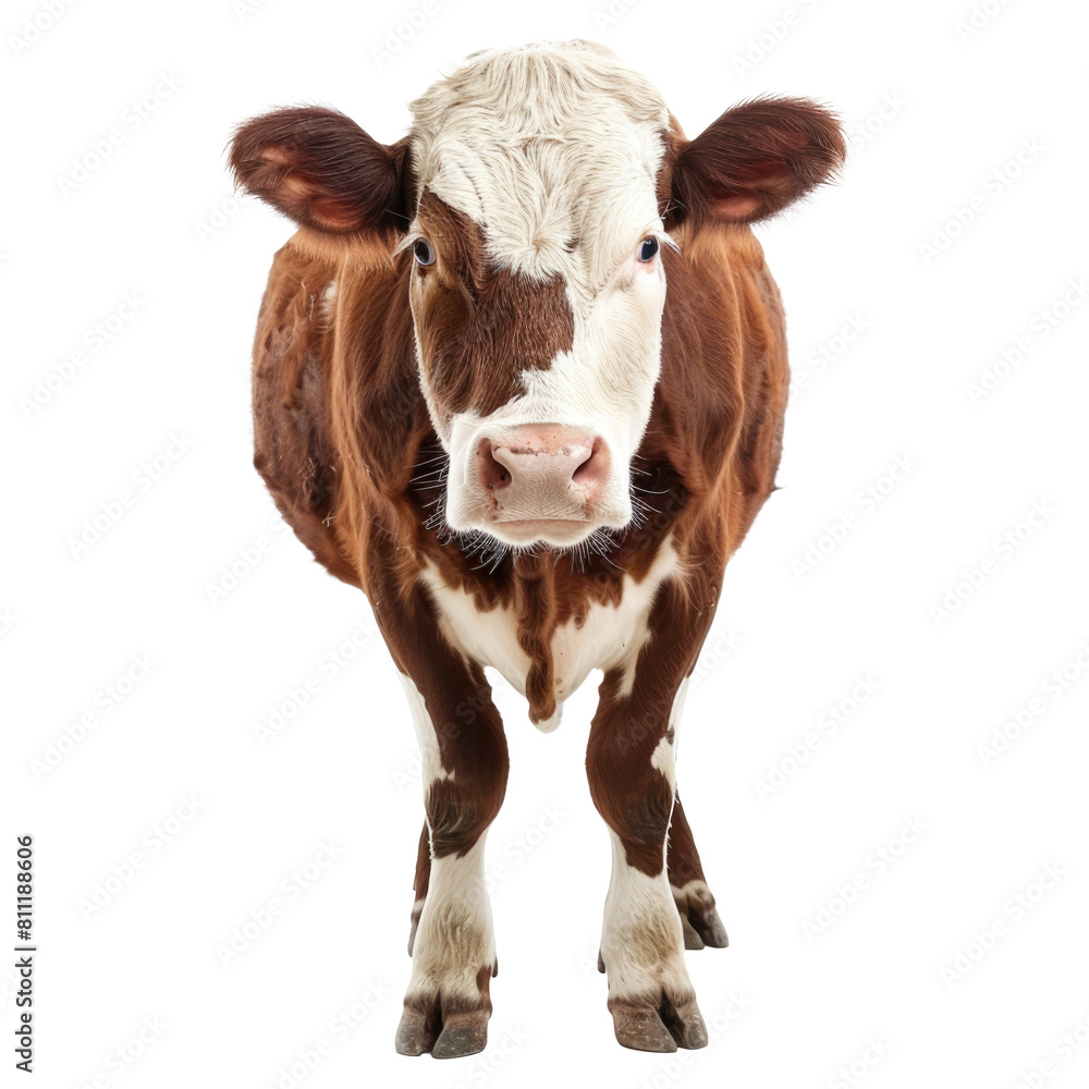 brown cow isolated on transparent background brown cow isolated on transparent background