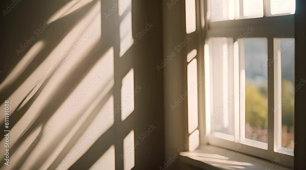 The room interior mockup benefits from a gentle, mottled shadow cast by a window, where light filters through to produce an interplay of light and dark against a clear backdrop The room interior mockup benefits from a gentle, mottled shadow cast by a window, where light filters through to produce an interplay of light and dark against a clear backdrop