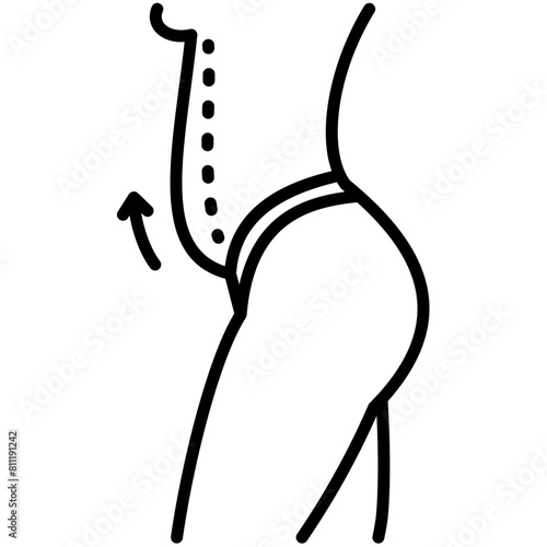 Plastic Surgery Outline Icon Pack