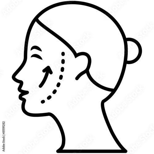 Plastic Surgery Outline Icon Pack
