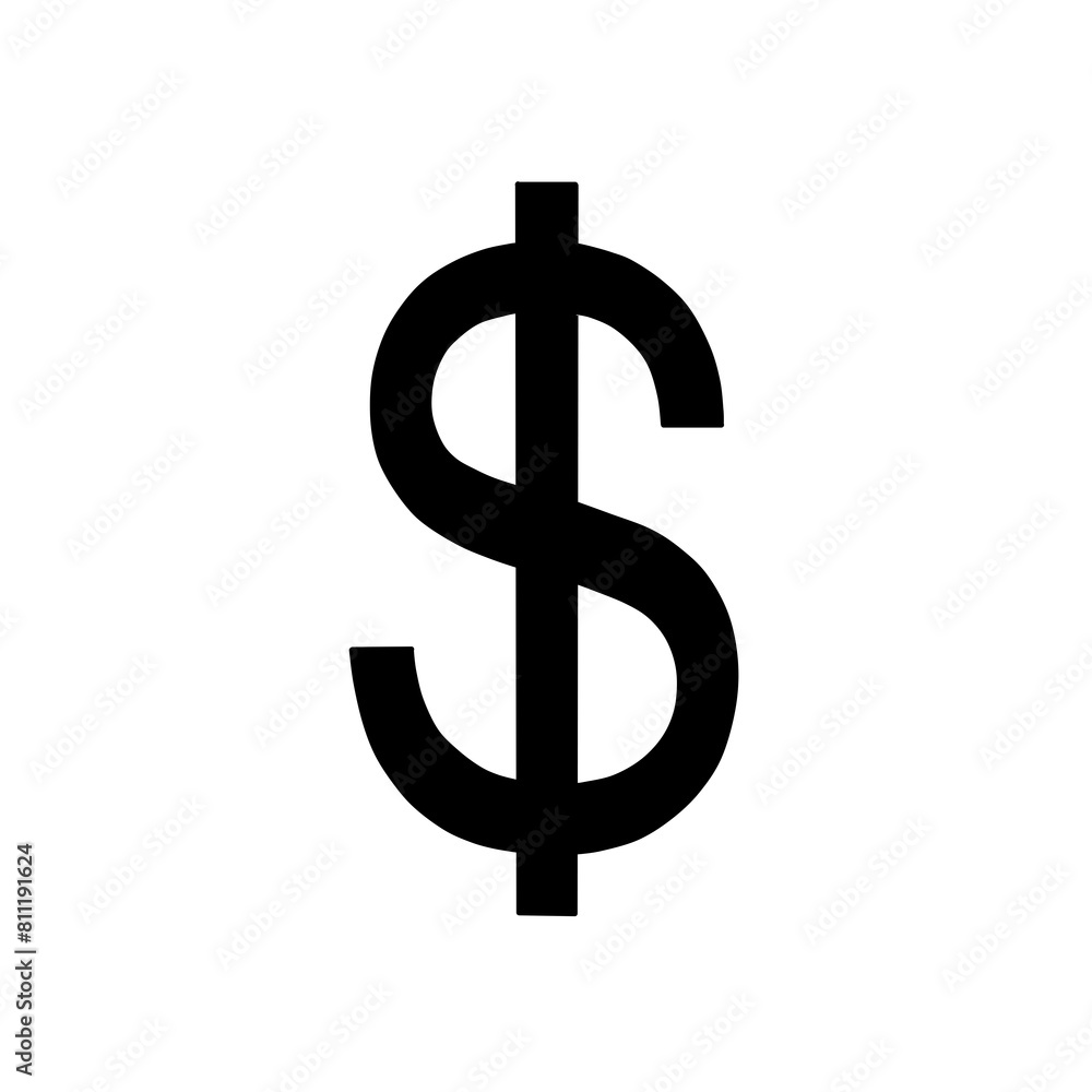 Drawing illustration image vector dollar currency Drawing illustration image vector dollar currency