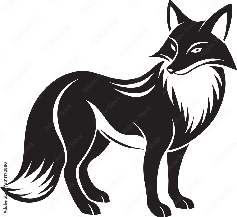 Vector image of a wolf. Isolated on a white background. Vector image of a wolf. Isolated on a white background.