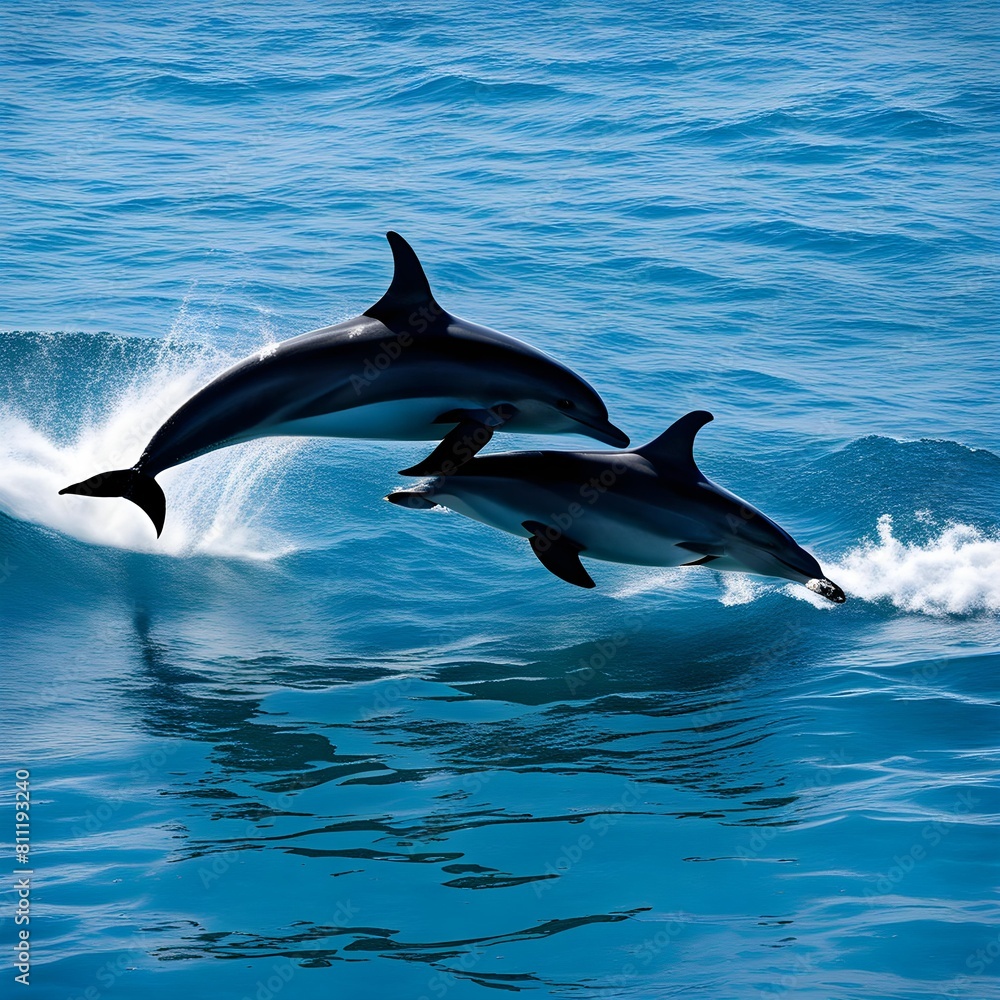 Fototapeta premium Dolphins 