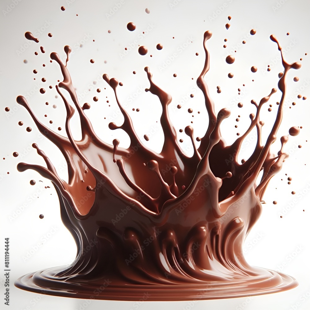 A Liquid splash of chocolate background to World Chocolate Day A Liquid splash of chocolate background to World Chocolate Day
