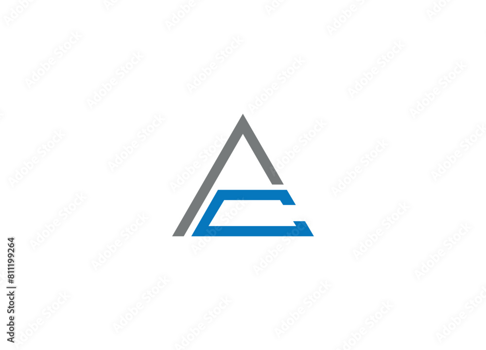 AC initial Logo Design with Creative Modern vector iicon template AC initial Logo Design with Creative Modern vector iicon template