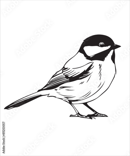 Chickadee Bird Victor Design