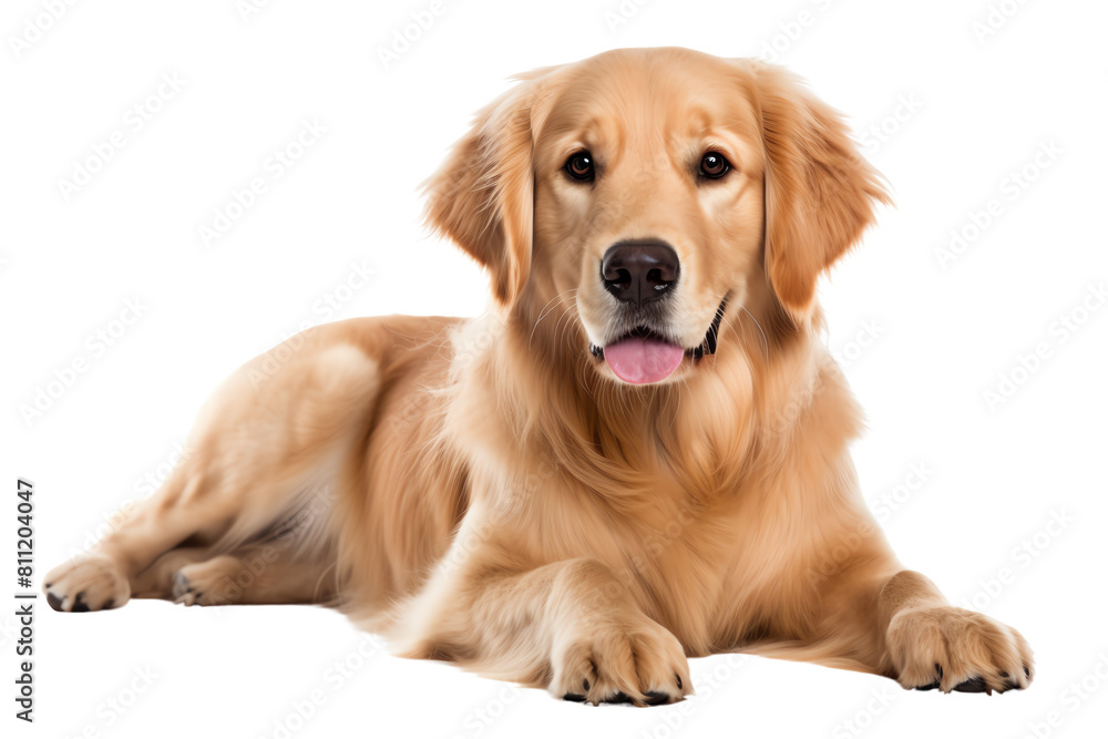 Golden Retriever, a large-breed dog, is known for its friendly, loyal, and intelligent nature. It is a popular family pet and is often used as a service dog.
