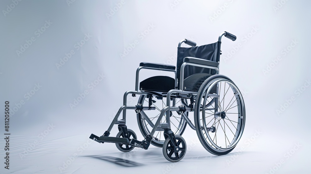 Fototapeta premium wheelchair with space for medical information