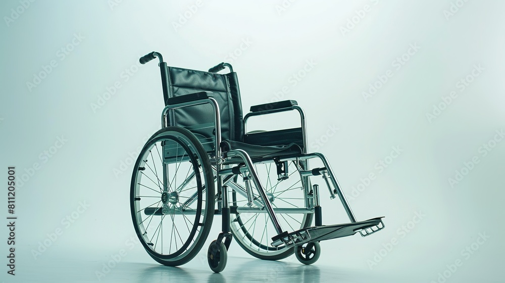 Fototapeta premium wheelchair with space for medical information