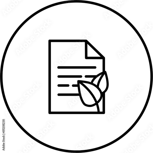 ESG, eco-documents, Sustainable, Green, Environmentally friendly, Paperless, Digital, Renewable, Eco-conscious, Recycled, Low carbon, Eco-friendly, icon in black