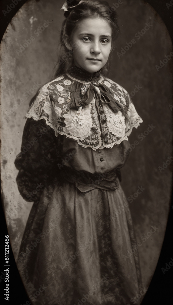 Victorian Portrait of a Girl Victorian Portrait of a Girl