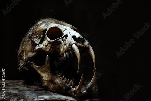 Haunting Manticore Skull - Remnants of an Ancient Mythical Predator