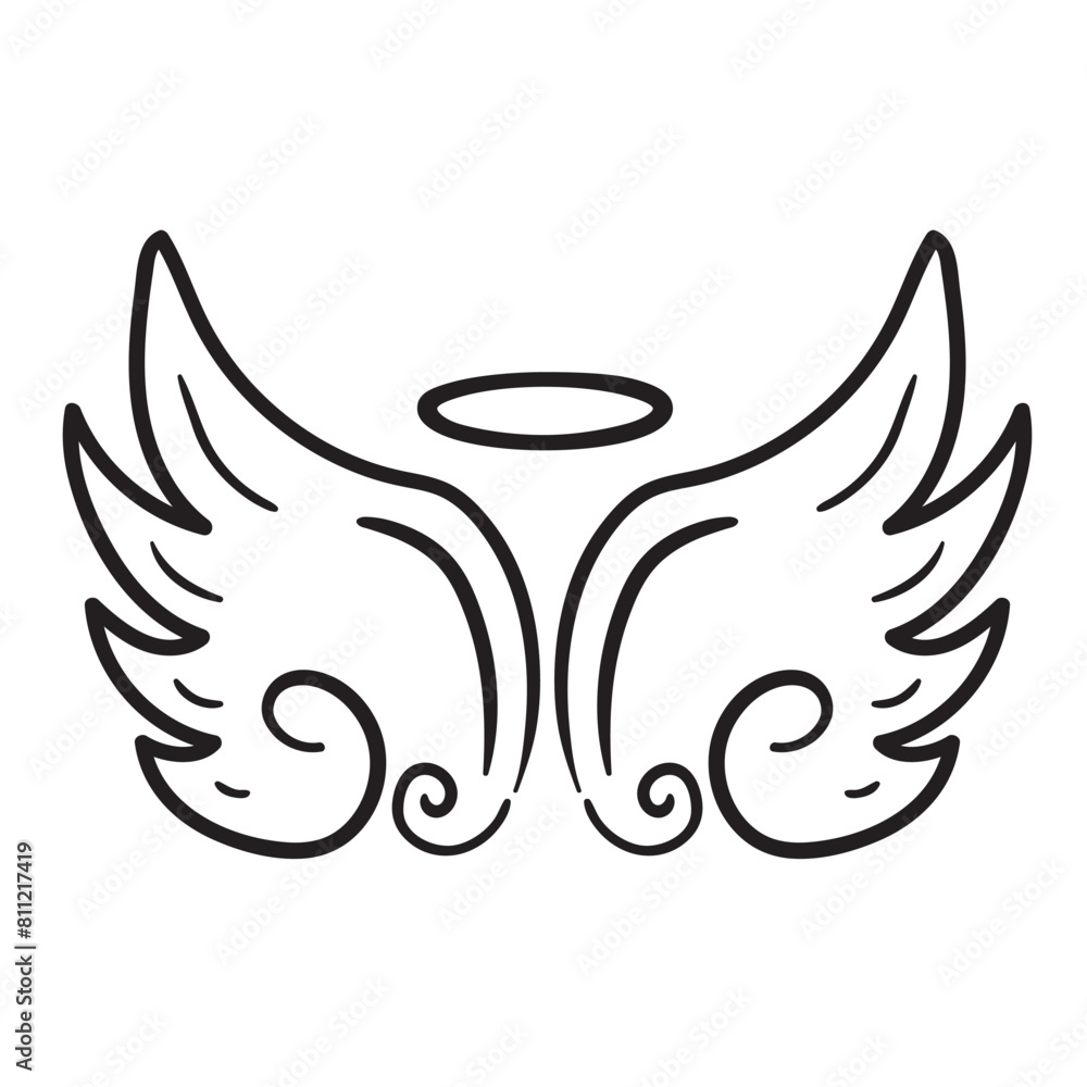 Angel wings, in loving memory, memorial day
