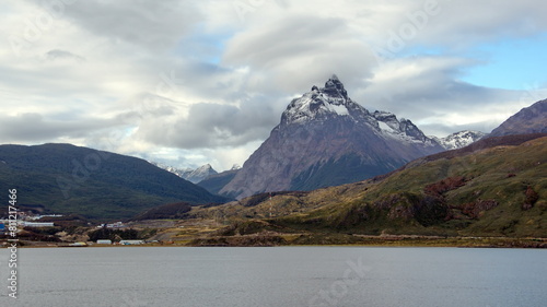 Snow covered peaks of the Martial Mountains outside of Ushuaia, Argentina © Angela