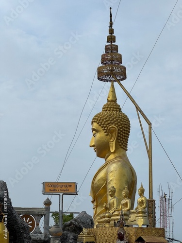 Big buddha statue at Wat Tham Suea, Krabi photo