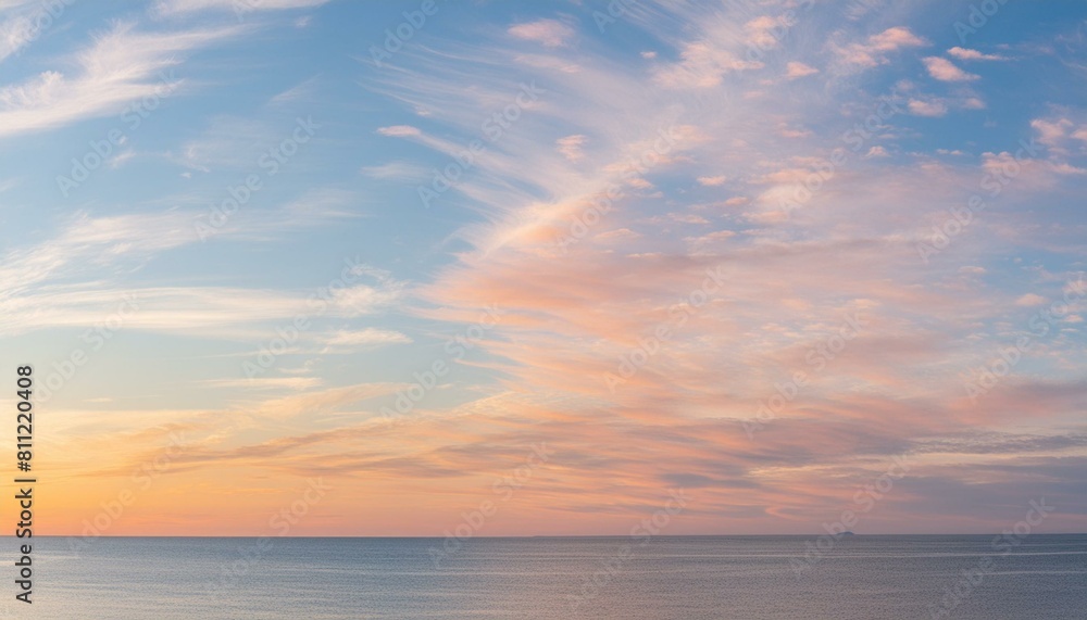 Painted Dreams: Pink Cirrus Clouds at Dusk Painted Dreams: Pink Cirrus Clouds at Dusk
