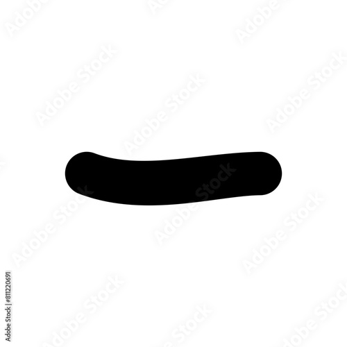 icon minus math sign high quality black style pixel perfect	