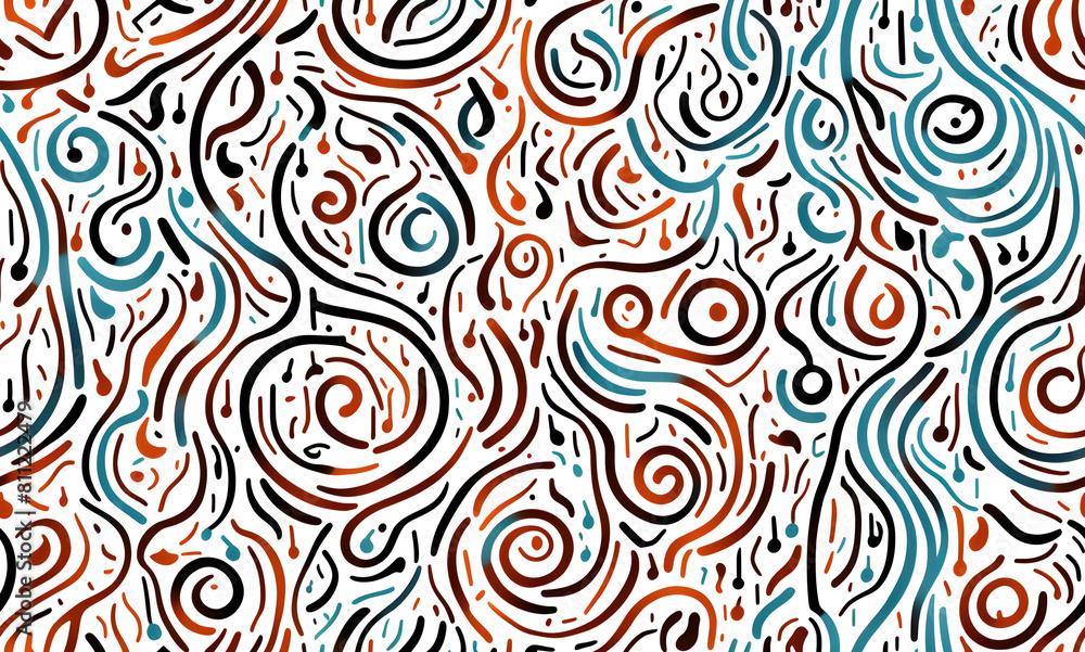 Abstract seamless pattern. AI generated.
Abstract seamless pattern. AI generated.