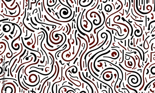 Abstract seamless pattern. AI generated.  